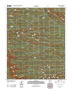 Timp Point Arizona Historical topographic map, 1:24000 scale, 7.5 X 7.5 Minute, Year 2012