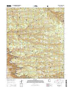 Timp Point Arizona Current topographic map, 1:24000 scale, 7.5 X 7.5 Minute, Year 2014