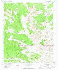 Tin Mountain NW Arizona Historical topographic map, 1:24000 scale, 7.5 X 7.5 Minute, Year 1968