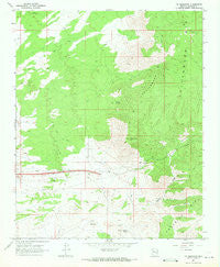 Tin Mountain Arizona Historical topographic map, 1:24000 scale, 7.5 X 7.5 Minute, Year 1968