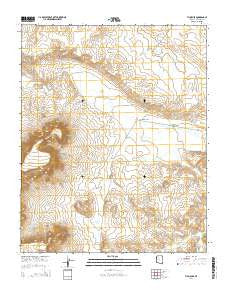 Tin House Arizona Current topographic map, 1:24000 scale, 7.5 X 7.5 Minute, Year 2014