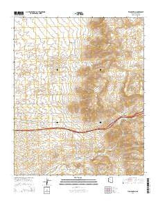 Tin Mountain Arizona Current topographic map, 1:24000 scale, 7.5 X 7.5 Minute, Year 2014