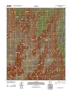 Tincanebitts Point Arizona Historical topographic map, 1:24000 scale, 7.5 X 7.5 Minute, Year 2011