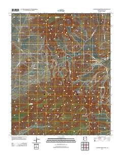 Toadindaaska Mesa Arizona Historical topographic map, 1:24000 scale, 7.5 X 7.5 Minute, Year 2011