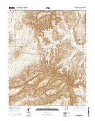 Toadindaaska Mesa Arizona Current topographic map, 1:24000 scale, 7.5 X 7.5 Minute, Year 2014