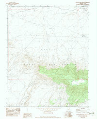 Toh Atin Mesa West Arizona Historical topographic map, 1:24000 scale, 7.5 X 7.5 Minute, Year 1982
