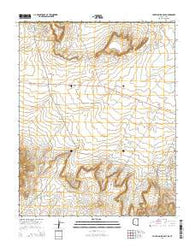 Toh Atin Mesa East Arizona Current topographic map, 1:24000 scale, 7.5 X 7.5 Minute, Year 2014