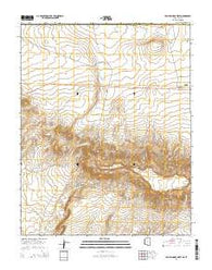 Toh Atin Mesa West Arizona Current topographic map, 1:24000 scale, 7.5 X 7.5 Minute, Year 2014