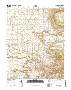 Toh Chin Lini Mesa Arizona Current topographic map, 1:24000 scale, 7.5 X 7.5 Minute, Year 2014