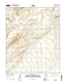 Toh De Niihe Arizona Current topographic map, 1:24000 scale, 7.5 X 7.5 Minute, Year 2014