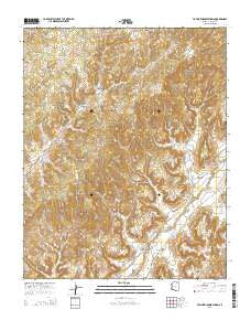 Toh Ne Zhonnie Spring Arizona Current topographic map, 1:24000 scale, 7.5 X 7.5 Minute, Year 2014
