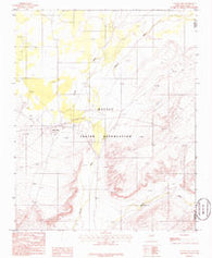 Tolani Lake Arizona Historical topographic map, 1:24000 scale, 7.5 X 7.5 Minute, Year 1986