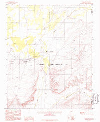 Tolani Lake Arizona Historical topographic map, 1:24000 scale, 7.5 X 7.5 Minute, Year 1986