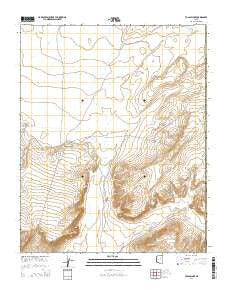 Tolani Lake Arizona Current topographic map, 1:24000 scale, 7.5 X 7.5 Minute, Year 2014