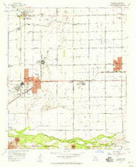 Tolleson Arizona Historical topographic map, 1:24000 scale, 7.5 X 7.5 Minute, Year 1957
