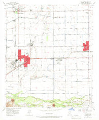 Tolleson Arizona Historical topographic map, 1:24000 scale, 7.5 X 7.5 Minute, Year 1957
