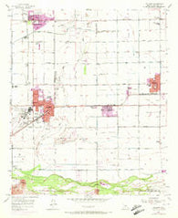 Tolleson Arizona Historical topographic map, 1:24000 scale, 7.5 X 7.5 Minute, Year 1957
