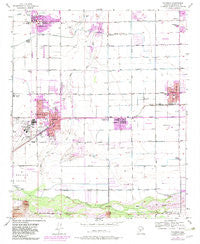 Tolleson Arizona Historical topographic map, 1:24000 scale, 7.5 X 7.5 Minute, Year 1957