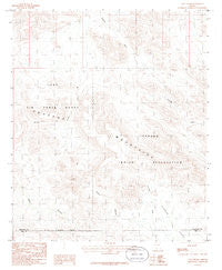 Tom Thumb Arizona Historical topographic map, 1:24000 scale, 7.5 X 7.5 Minute, Year 1986