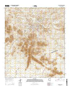Tombstone Arizona Current topographic map, 1:24000 scale, 7.5 X 7.5 Minute, Year 2014