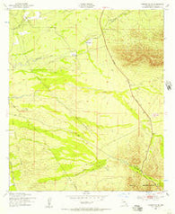 Tombstone SE Arizona Historical topographic map, 1:24000 scale, 7.5 X 7.5 Minute, Year 1952