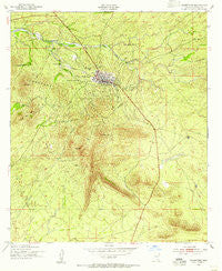 Tombstone Arizona Historical topographic map, 1:24000 scale, 7.5 X 7.5 Minute, Year 1952