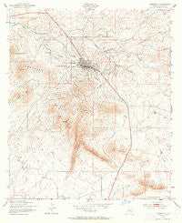 Tombstone Arizona Historical topographic map, 1:24000 scale, 7.5 X 7.5 Minute, Year 1952