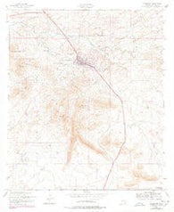 Tombstone Arizona Historical topographic map, 1:24000 scale, 7.5 X 7.5 Minute, Year 1952