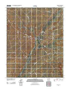 Tonalea Arizona Historical topographic map, 1:24000 scale, 7.5 X 7.5 Minute, Year 2011