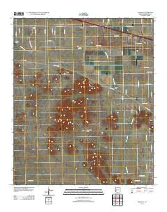 Tonopah Arizona Historical topographic map, 1:24000 scale, 7.5 X 7.5 Minute, Year 2011