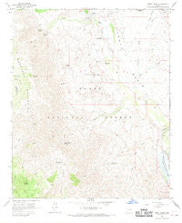 Tonto Basin Arizona Historical topographic map, 1:24000 scale, 7.5 X 7.5 Minute, Year 1964