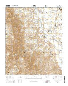 Tonto Basin Arizona Current topographic map, 1:24000 scale, 7.5 X 7.5 Minute, Year 2014