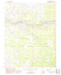Toothpick Ridge Arizona Historical topographic map, 1:24000 scale, 7.5 X 7.5 Minute, Year 1988