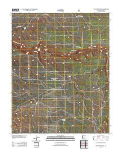 Toothpick Ridge Arizona Historical topographic map, 1:24000 scale, 7.5 X 7.5 Minute, Year 2012