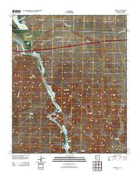 Topock Arizona Historical topographic map, 1:24000 scale, 7.5 X 7.5 Minute, Year 2011