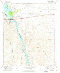 Topock Arizona Historical topographic map, 1:24000 scale, 7.5 X 7.5 Minute, Year 1970