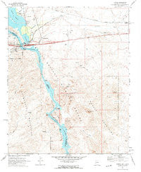 Topock Arizona Historical topographic map, 1:24000 scale, 7.5 X 7.5 Minute, Year 1970