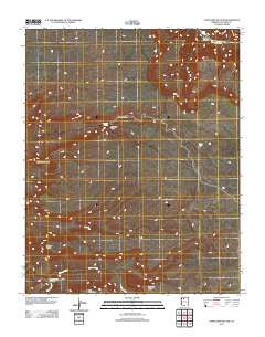 Topocoba Hilltop Arizona Historical topographic map, 1:24000 scale, 7.5 X 7.5 Minute, Year 2011