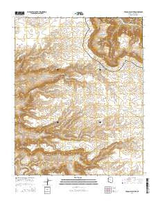 Topocoba Hilltop Arizona Current topographic map, 1:24000 scale, 7.5 X 7.5 Minute, Year 2014
