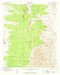 Tortolita Mts Arizona Historical topographic map, 1:62500 scale, 15 X 15 Minute, Year 1959
