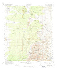 Tortolita Mts Arizona Historical topographic map, 1:62500 scale, 15 X 15 Minute, Year 1959
