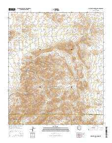 Tortolita Mountains Arizona Current topographic map, 1:24000 scale, 7.5 X 7.5 Minute, Year 2014