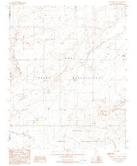 Tovar Mesa West Arizona Historical topographic map, 1:24000 scale, 7.5 X 7.5 Minute, Year 1991