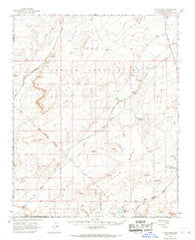 Tovar Mesa Arizona Historical topographic map, 1:62500 scale, 15 X 15 Minute, Year 1966