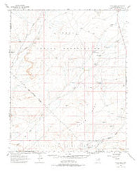 Tovar Mesa Arizona Historical topographic map, 1:62500 scale, 15 X 15 Minute, Year 1966