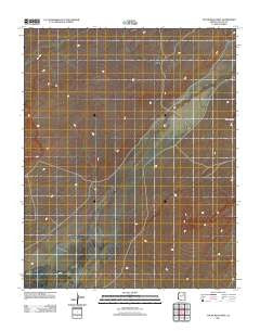 Tovar Mesa West Arizona Historical topographic map, 1:24000 scale, 7.5 X 7.5 Minute, Year 2011