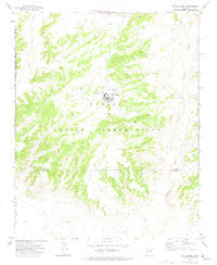 Toyei School Arizona Historical topographic map, 1:24000 scale, 7.5 X 7.5 Minute, Year 1972