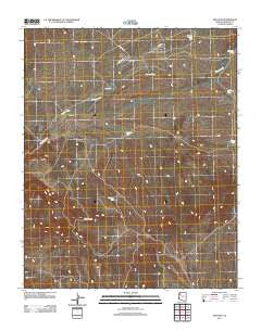 Truxton Arizona Historical topographic map, 1:24000 scale, 7.5 X 7.5 Minute, Year 2011
