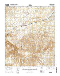 Truxton Arizona Current topographic map, 1:24000 scale, 7.5 X 7.5 Minute, Year 2014