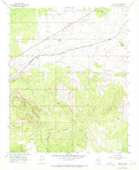 Truxton Arizona Historical topographic map, 1:24000 scale, 7.5 X 7.5 Minute, Year 1968